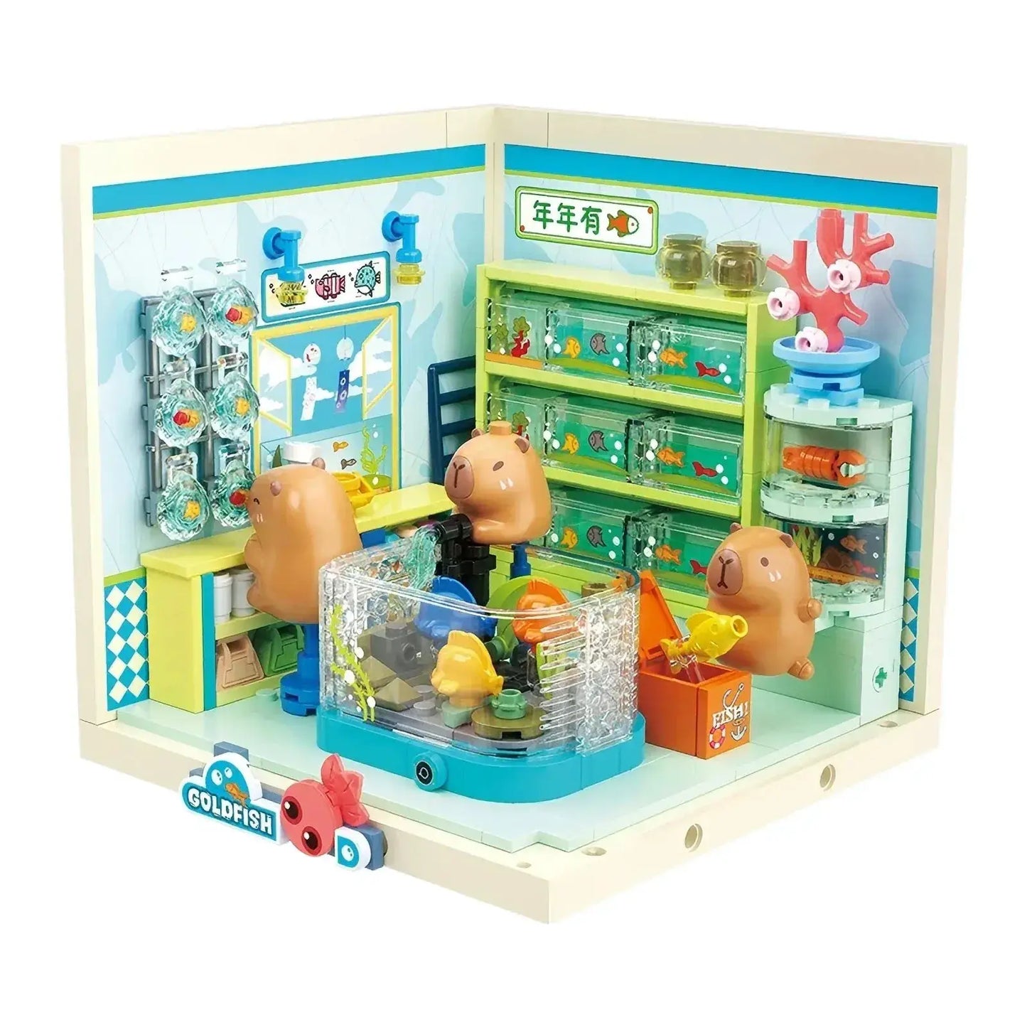 Building Blocks Street Scene General Store Model Lego Compatible Gift - ToylandEU