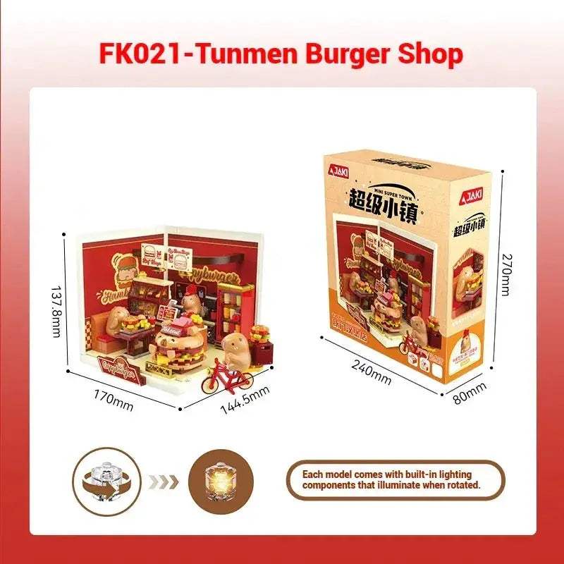 Building Blocks Street Scene General Store Model Lego Compatible Gift - ToylandEU