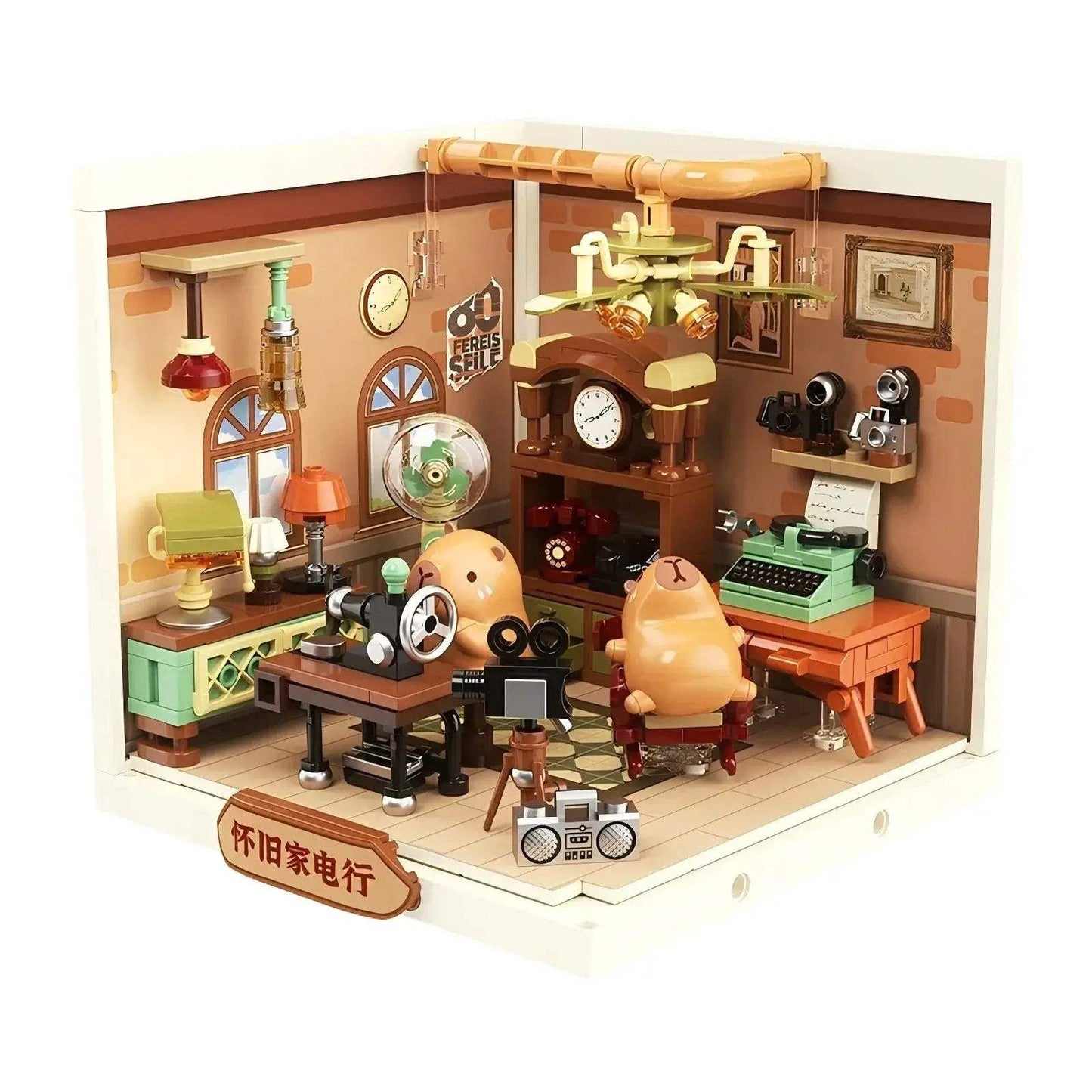Building Blocks Street Scene General Store Model Lego Compatible Gift - ToylandEU