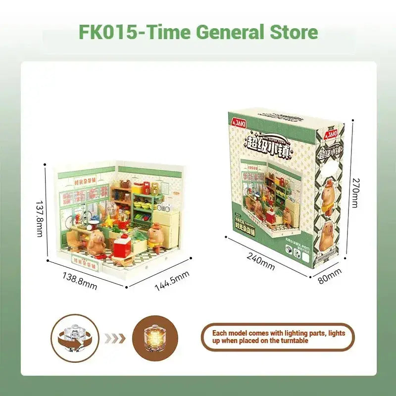 Building Blocks Street Scene General Store Model Lego Compatible Gift - ToylandEU