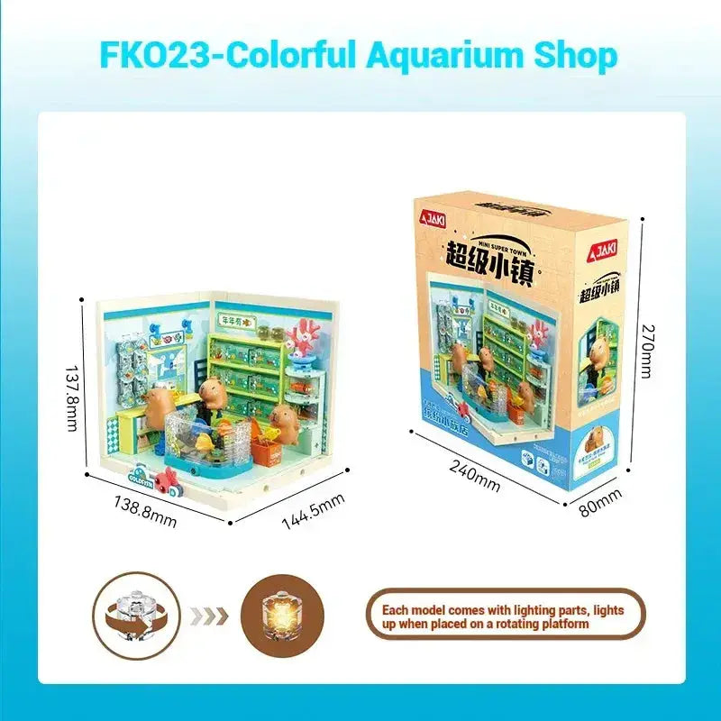 Building Blocks Street Scene General Store Model Lego Compatible Gift - ToylandEU