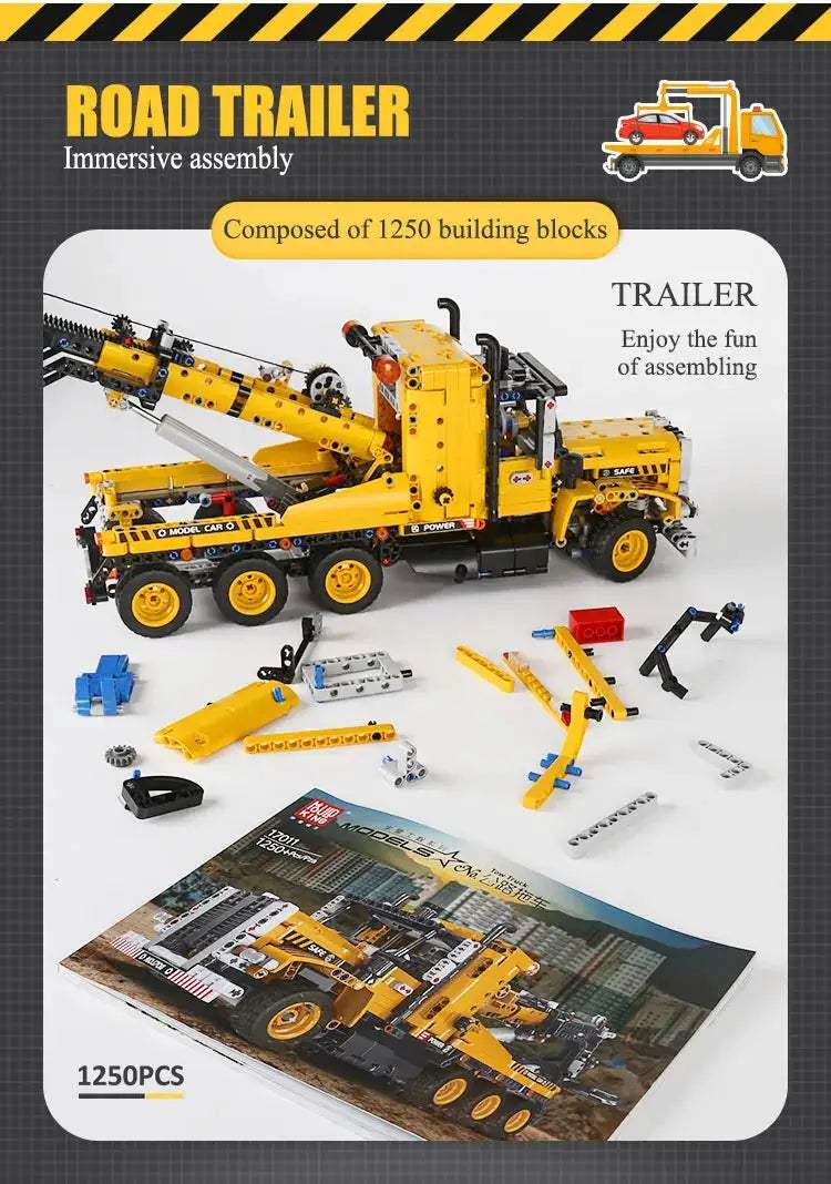 Building Blocks Tow Truck Model Compatible With Lego - ToylandEU