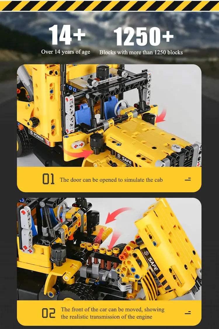 Building Blocks Tow Truck Model Compatible With Lego - ToylandEU