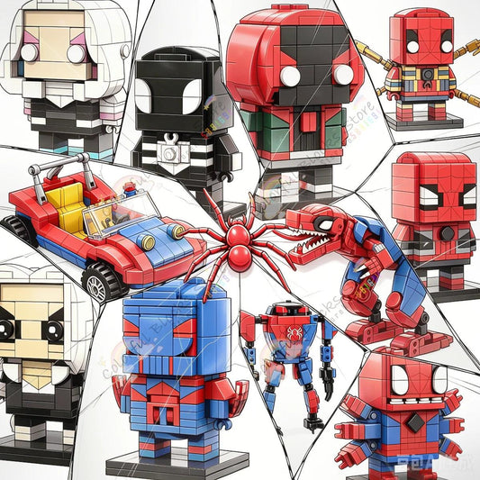  Building Blocks Toy | Racing Mecha Car Set | Toylandeu™ 