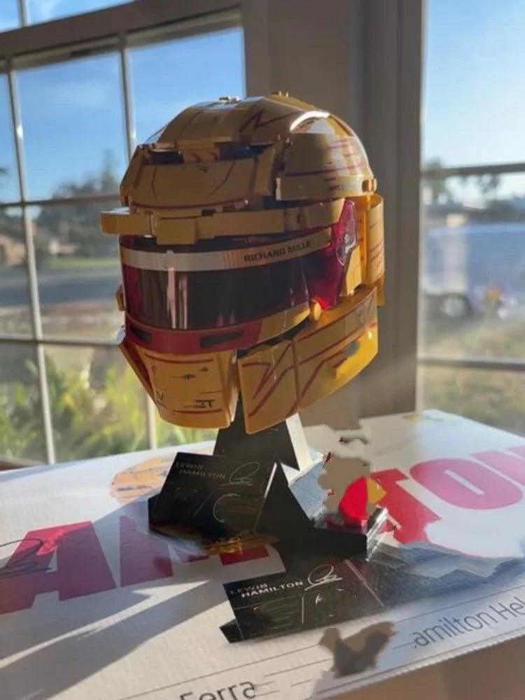 Building Bricks Set | Hamilton Helmet | Toylandeu™