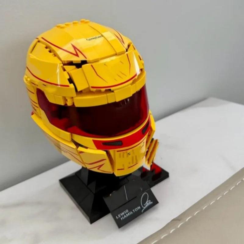 Building Bricks Set | Hamilton Helmet | Toylandeu™