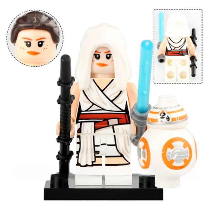 Building Minifigure Rey BB8 | Custom Compatible | Toylandeu™