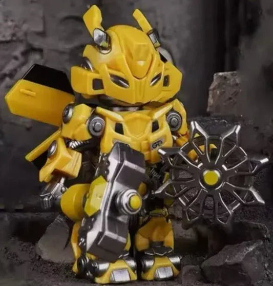 Bumble Bee Figure With ABS Plastic Construction And Base Plate For Display And Posing In Yellow And Black Scheme - ToylandEU
