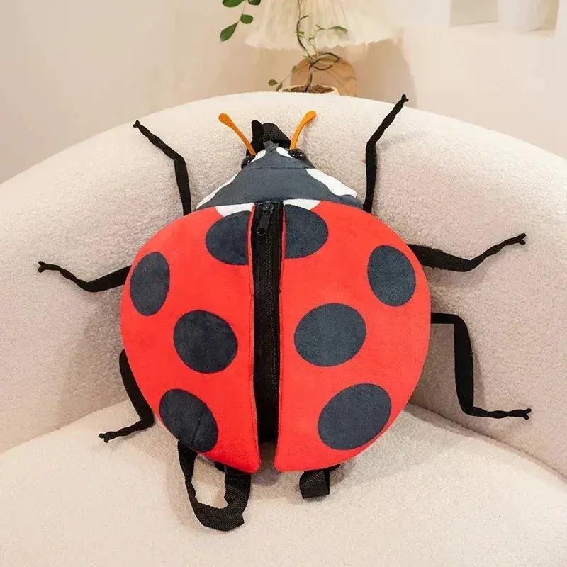  Bumblebee Ladybug Plush Backpack Kids Safe Durable -  ToylandEU™