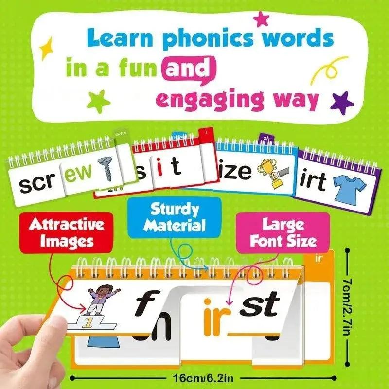  Phonics Flash Cards Read and Rhyme Flip Books Bundle -  ToylandEU™
