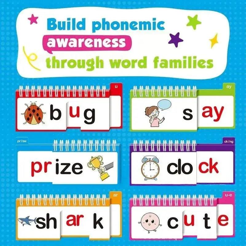  Phonics Flash Cards Read and Rhyme Flip Books Bundle -  ToylandEU™
