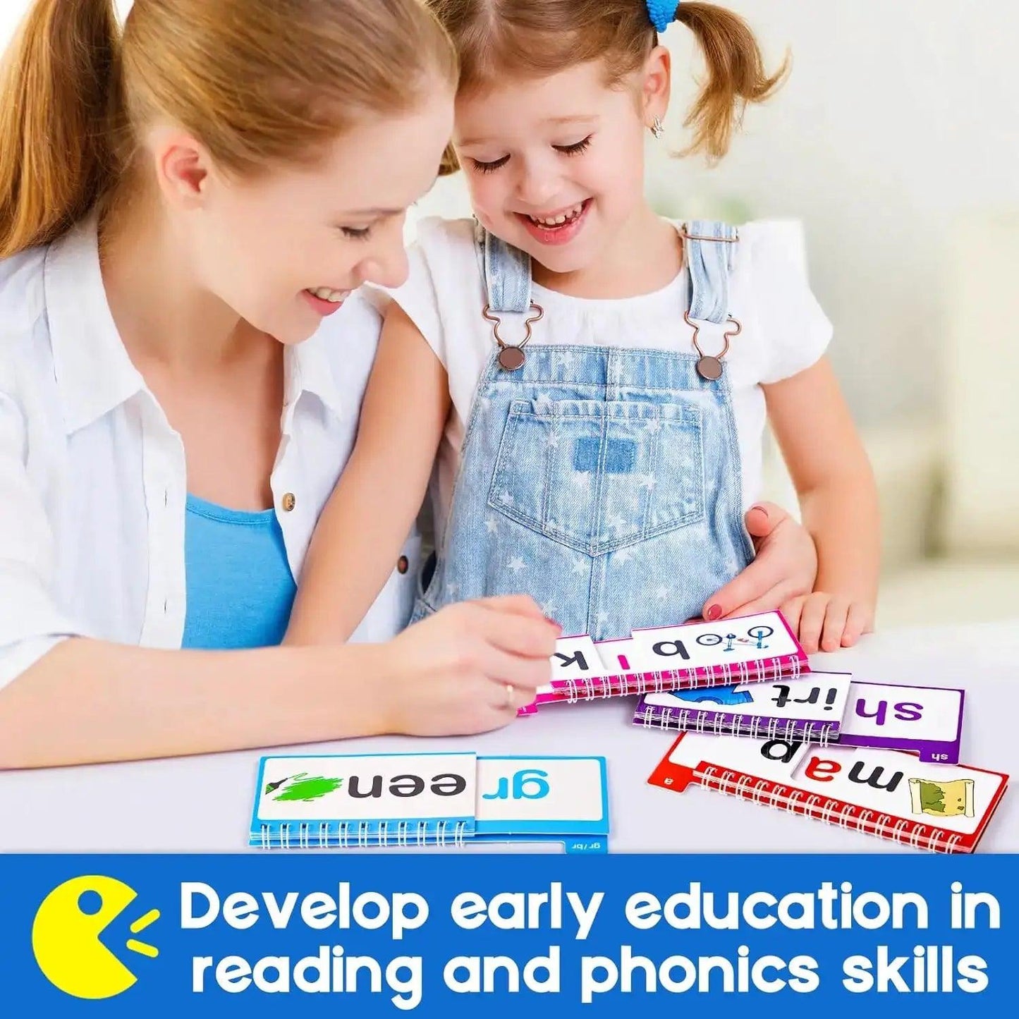  Phonics Flash Cards Read and Rhyme Flip Books Bundle -  ToylandEU™