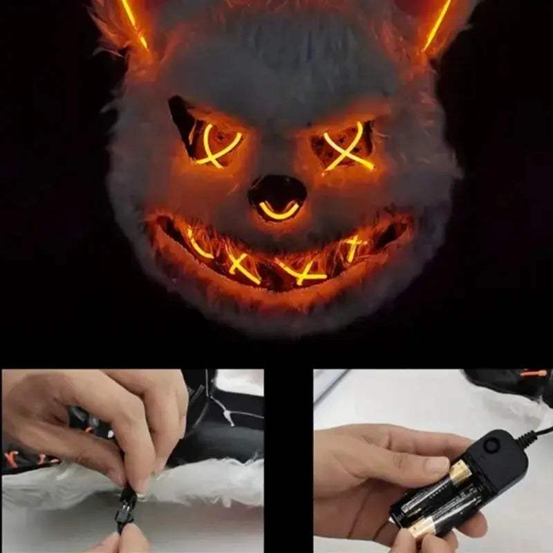  Bunny Mask Full Face Halloween Cosplay Mask Party Safe -  ToylandEU™