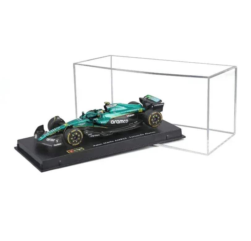 Burago 1:43 AMR23 F1 Diecast Model Car With Acrylic Packaging - ToylandEU