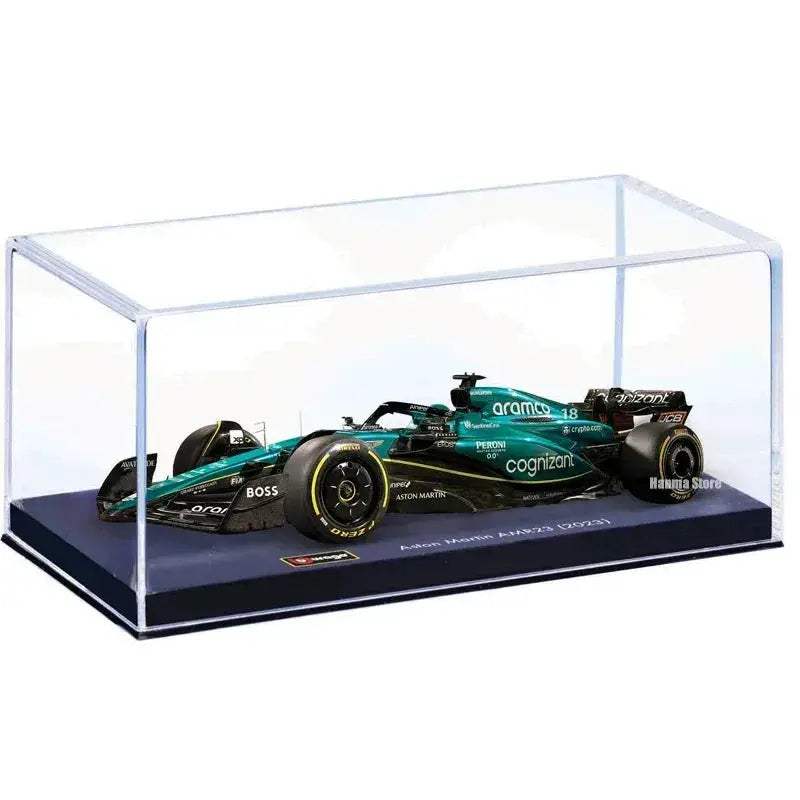 Burago 1:43 AMR23 F1 Diecast Model Car With Acrylic Packaging - ToylandEU