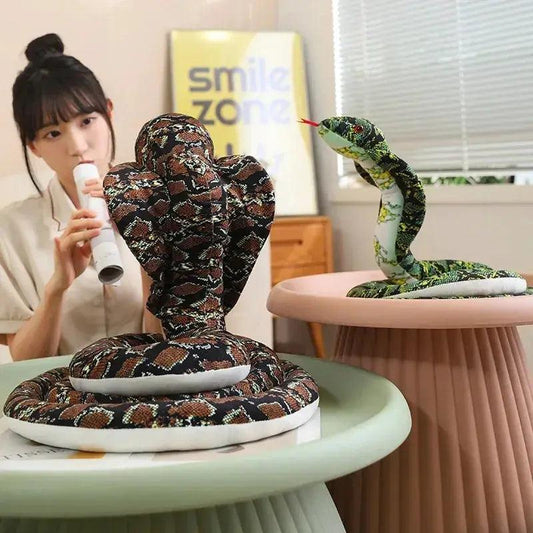  Burmese Python Plush Lifelike Giant Coiled Snake -  ToylandEU™