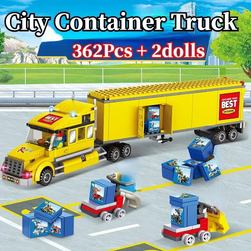 Bus Building Blocks Set Double Deckers DIY Model Toy - ToylandEU