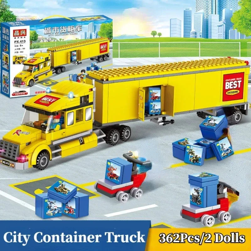 Bus Building Blocks Set Double Deckers DIY Model Toy - ToylandEU