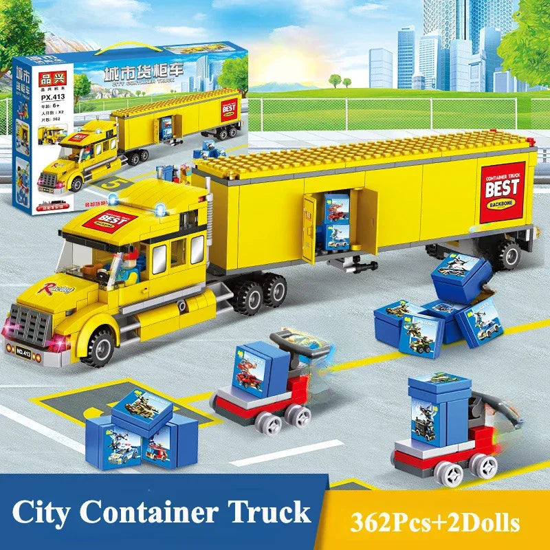 Bus Building Blocks Set Double Deckers DIY Model Toy - ToylandEU