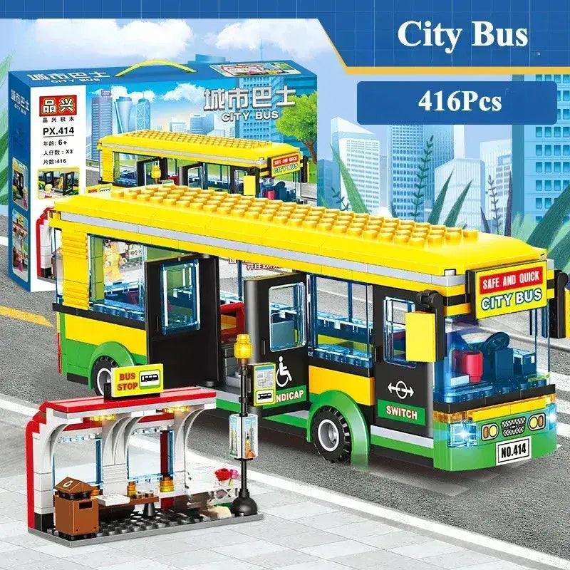  Bus Building Blocks Set Double Deckers Lego Compatible -  ToylandEU™