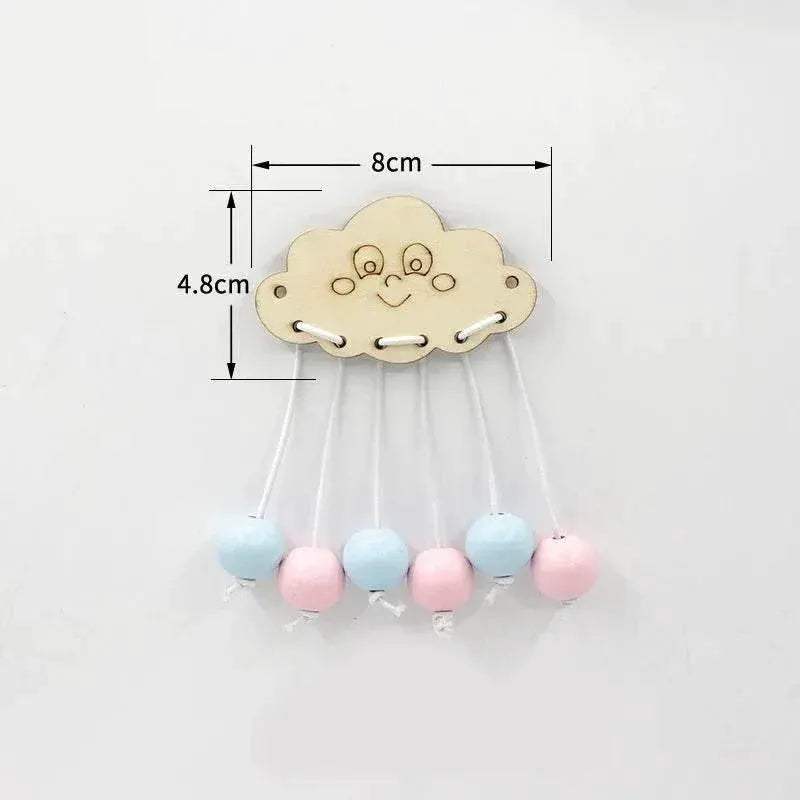 Busy Board Accessories Montessori Wooden Toy with Key Lock Switch Slides and Paillette Educational Early Learning Toy - ToylandEU