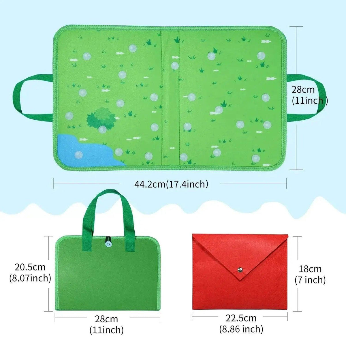  Montessori Animal Busy Board Flannel Sensory Toy For Kids Farm Space Insects Ocean Arctic -  ToylandEU™