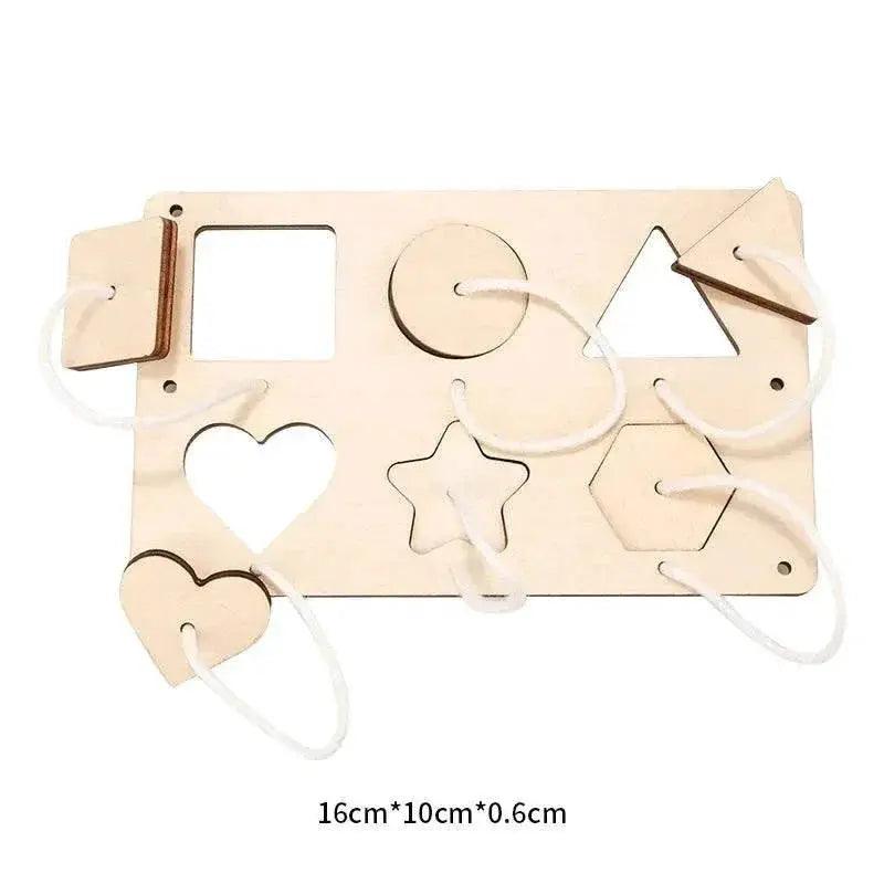  Montessori Busy Board DIY Wooden Kit For Toddlers Castle Bulldozer Helicopter Early Learning -  ToylandEU™