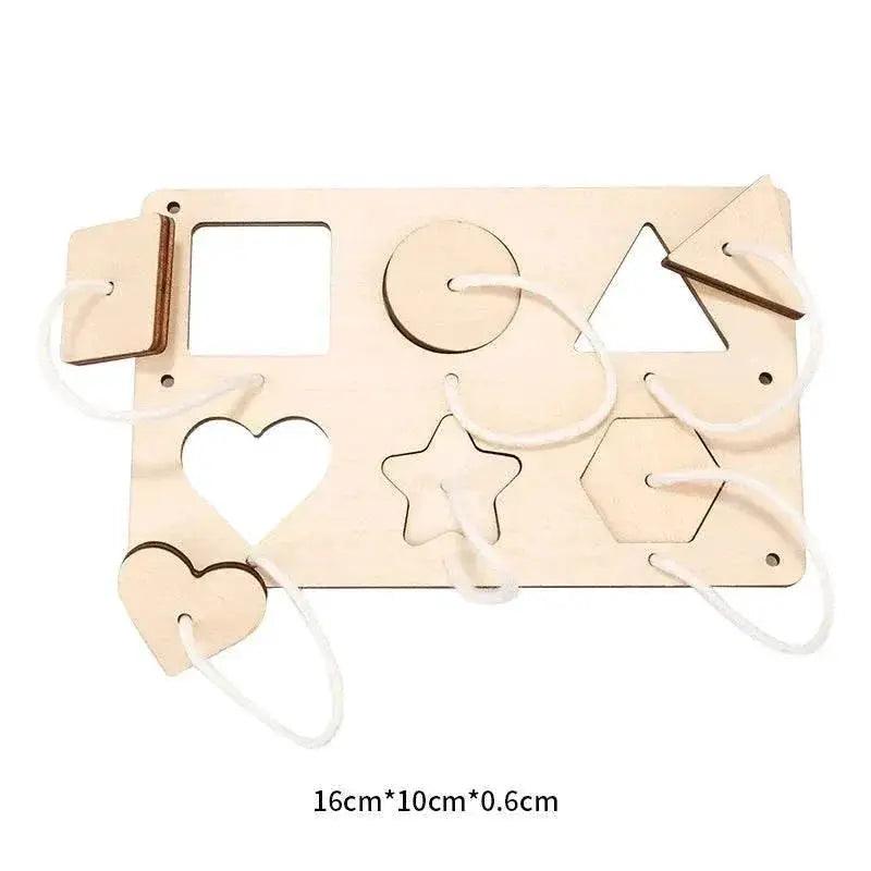  Montessori Busy Board DIY Wooden Kit For Toddlers Castle Bulldozer Helicopter Early Learning -  ToylandEU™