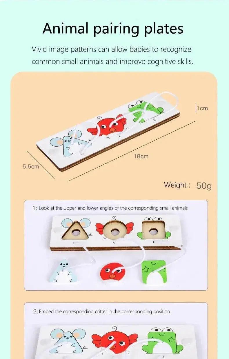  Busy Board DIY Materials Montessori Teaching Aids Modular Wooden Learning Board For 0 To 6 Years -  ToylandEU™