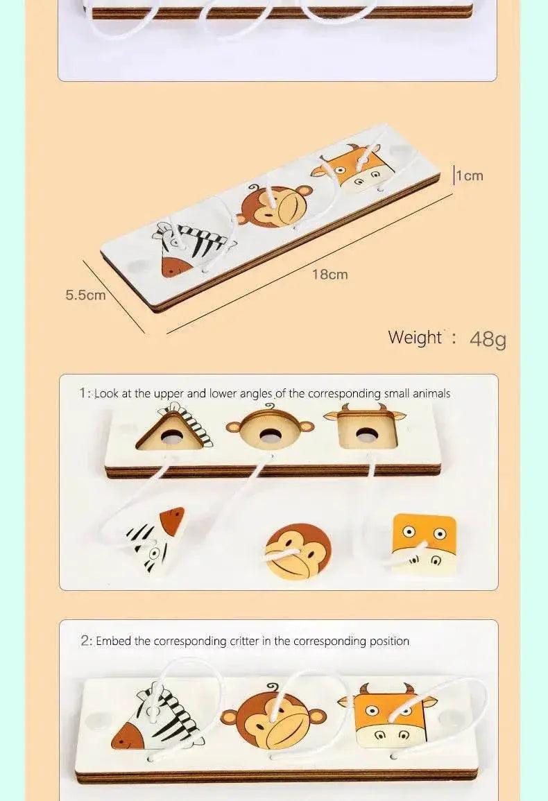  Busy Board DIY Materials Montessori Teaching Aids Modular Wooden Learning Board For 0 To 6 Years -  ToylandEU™