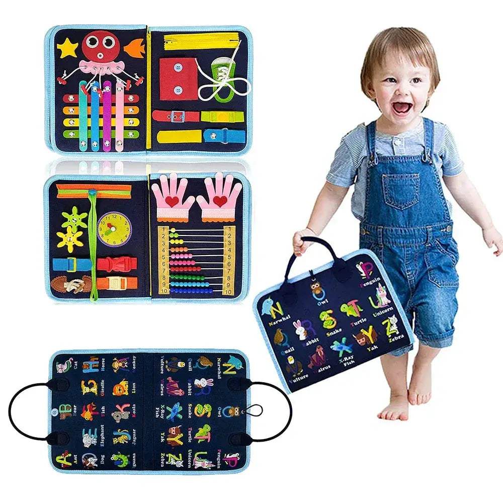 Busy Board For Kids Develops Fine Motor Skills Anywhere - ToylandEU