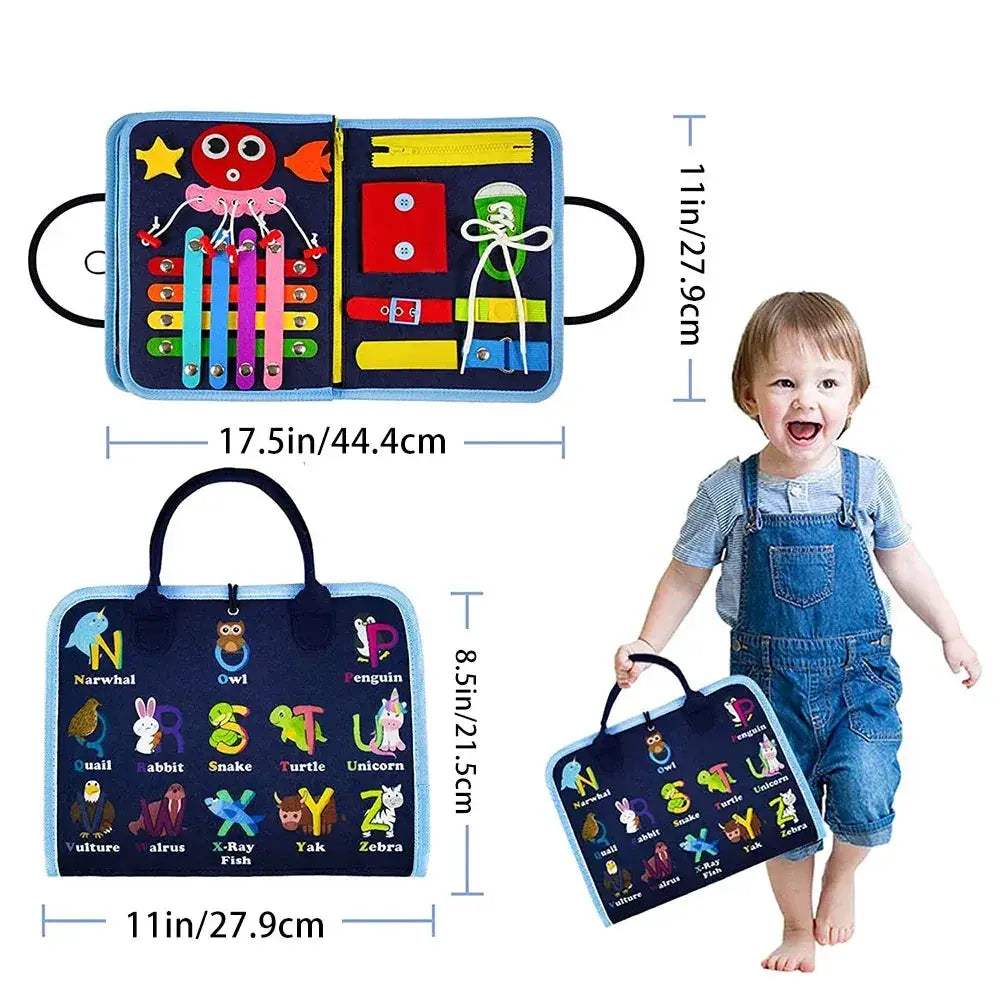 Busy Board For Kids Develops Fine Motor Skills Anywhere - ToylandEU