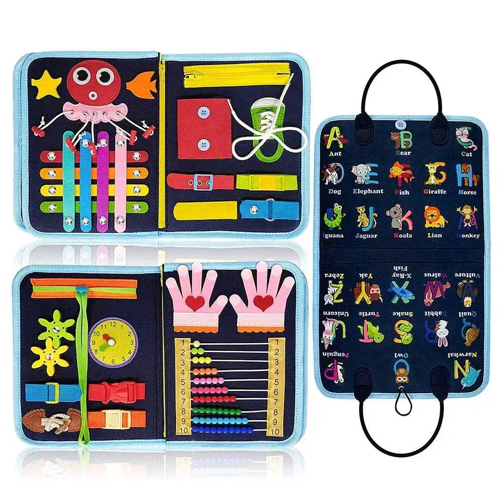 Busy Board For Kids Develops Fine Motor Skills Anywhere - ToylandEU