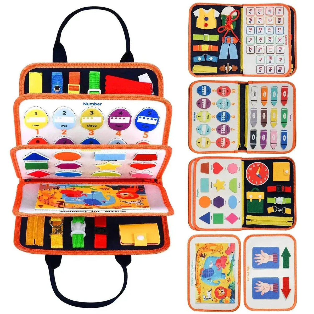  Montessori Busy Board For Ages 3 To 6 Sensory Education Toy Fine Motor Skills Development -  ToylandEU™