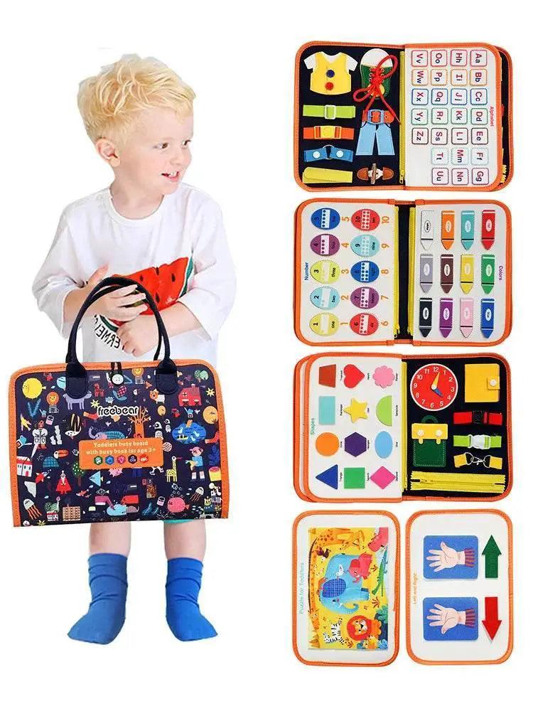  Montessori Busy Board For Ages 3 To 6 Sensory Education Toy Fine Motor Skills Development -  ToylandEU™