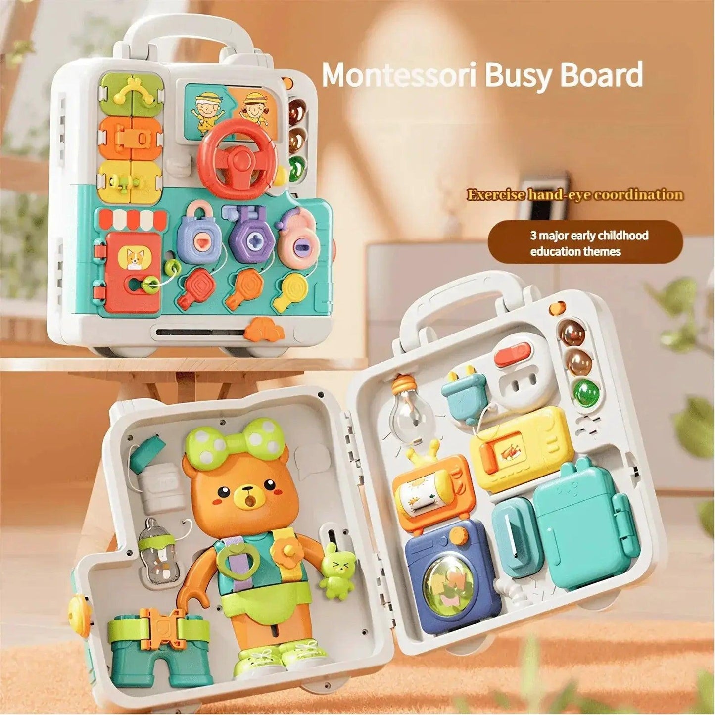  Car Shaped Montessori Busy Board For Sensory Learning -  ToylandEU™