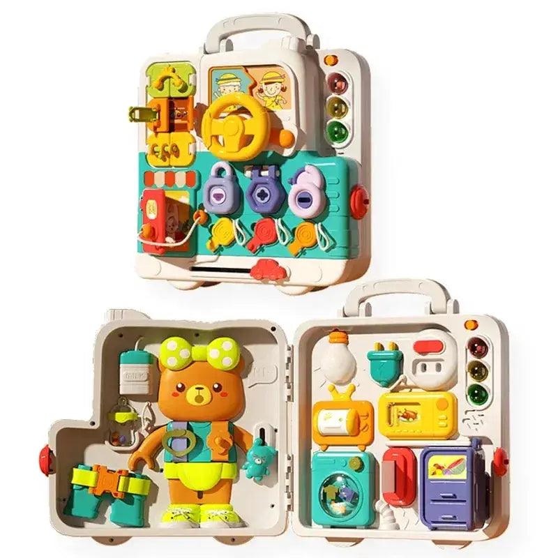  Car Shaped Montessori Busy Board For Sensory Learning -  ToylandEU™