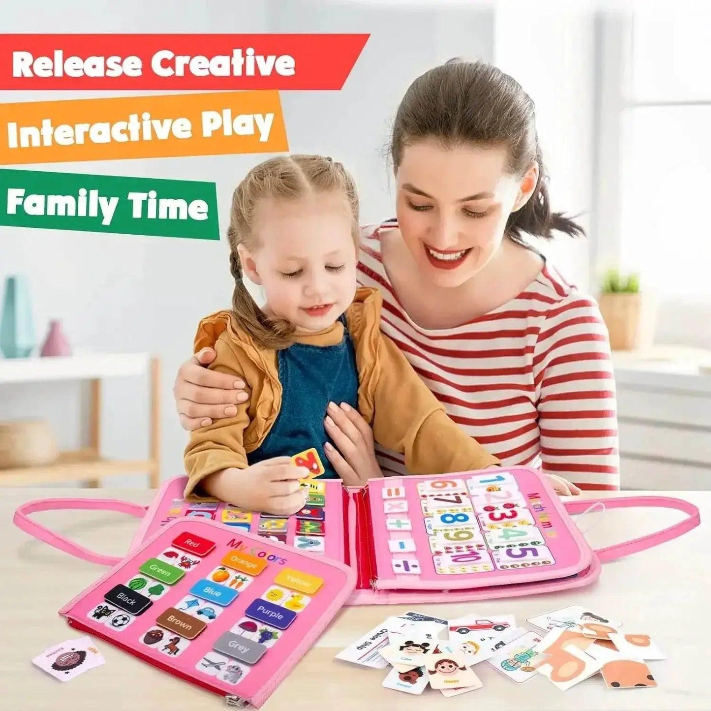  Busy Board Montessori Sensory Board Fine Motor Travel Toy -  ToylandEU™