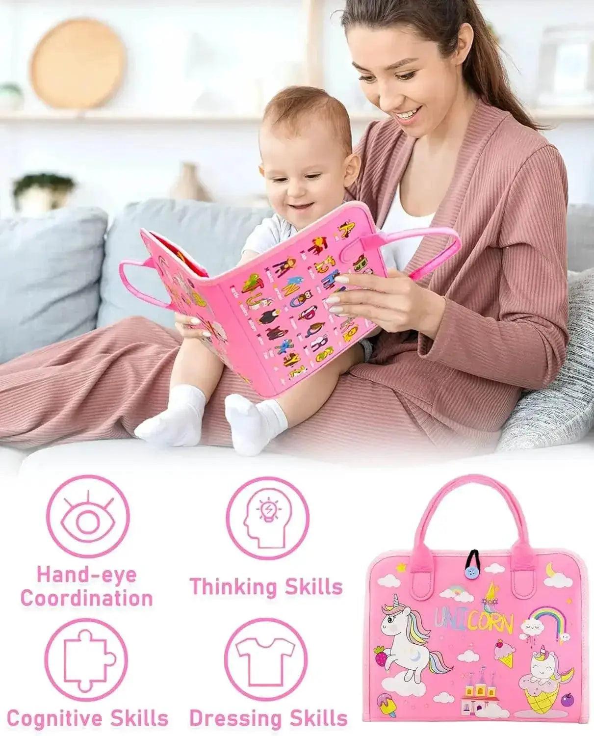  Busy Board Montessori Sensory Board Fine Motor Travel Toy -  ToylandEU™