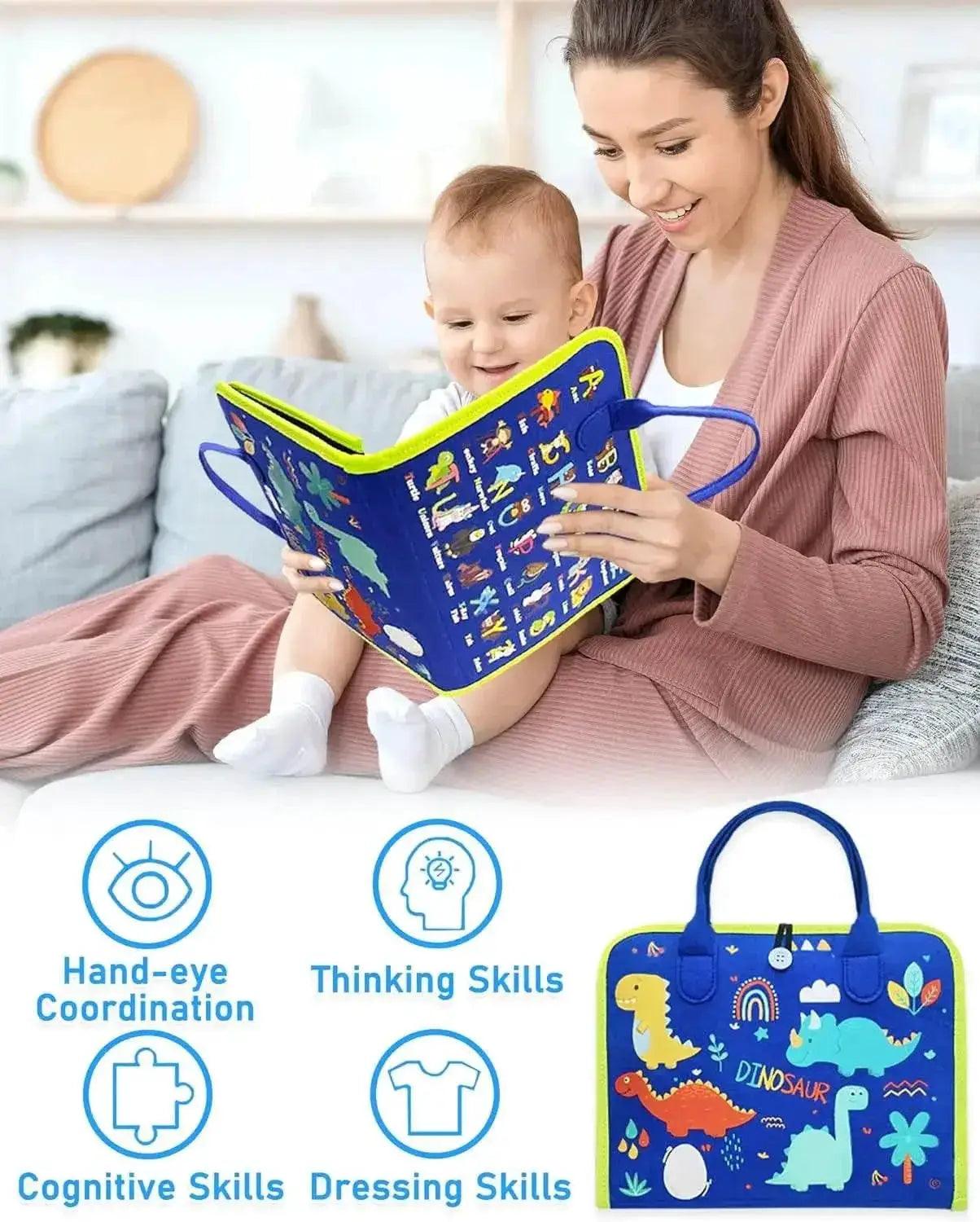  Busy Board Montessori Sensory Board Fine Motor Travel Toy -  ToylandEU™