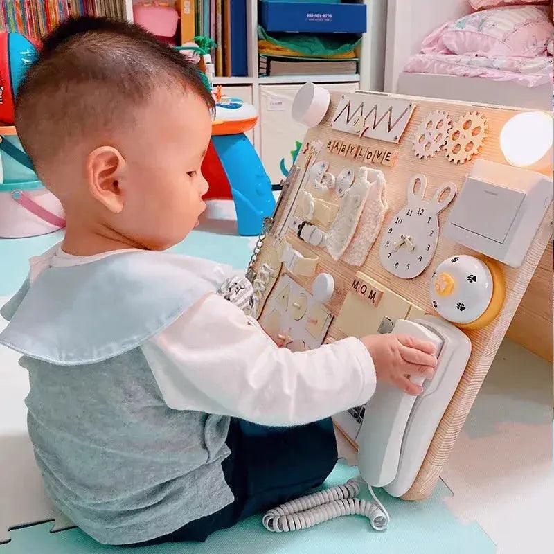  Montessori Busy Board Sensory Toy For Kids Learning -  ToylandEU™