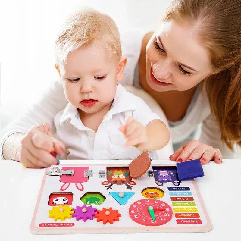  Montessori Busy Board Sensory Toy For Kids Learning -  ToylandEU™