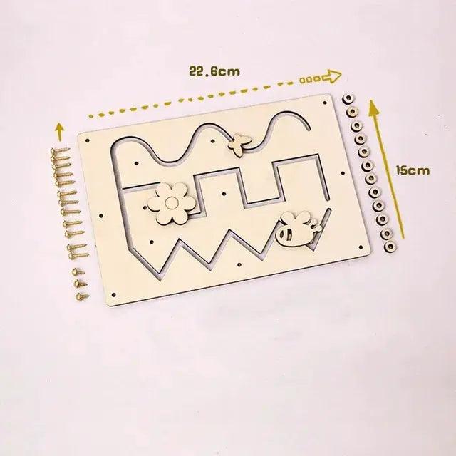  Montessori Busy Board Sensory Toy For Kids Learning -  ToylandEU™