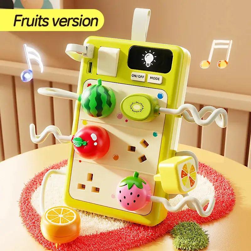  Montessori Sensory Busy Board With Light And Sound -  ToylandEU™