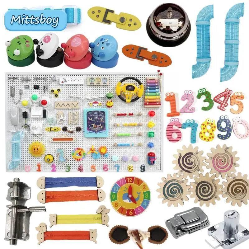  Busy Board Accessories Wooden Toy Key Lock Slides -  ToylandEU™
