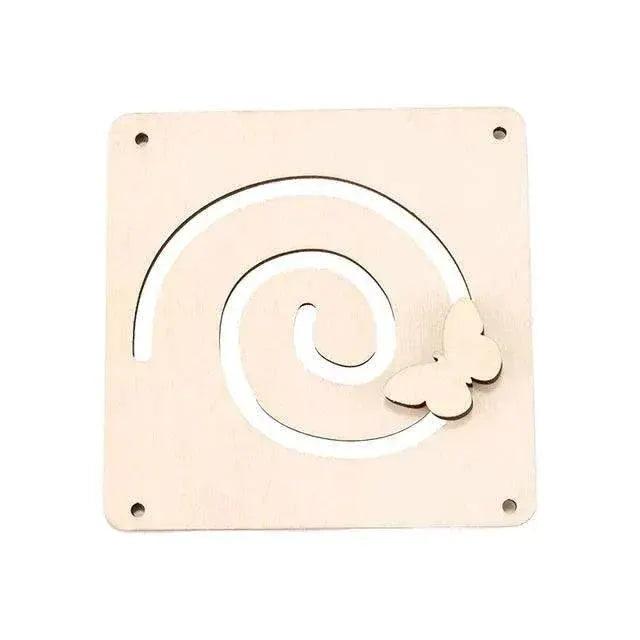  Montessori Busy Board Wooden Toy With Clock Mirror -  ToylandEU™