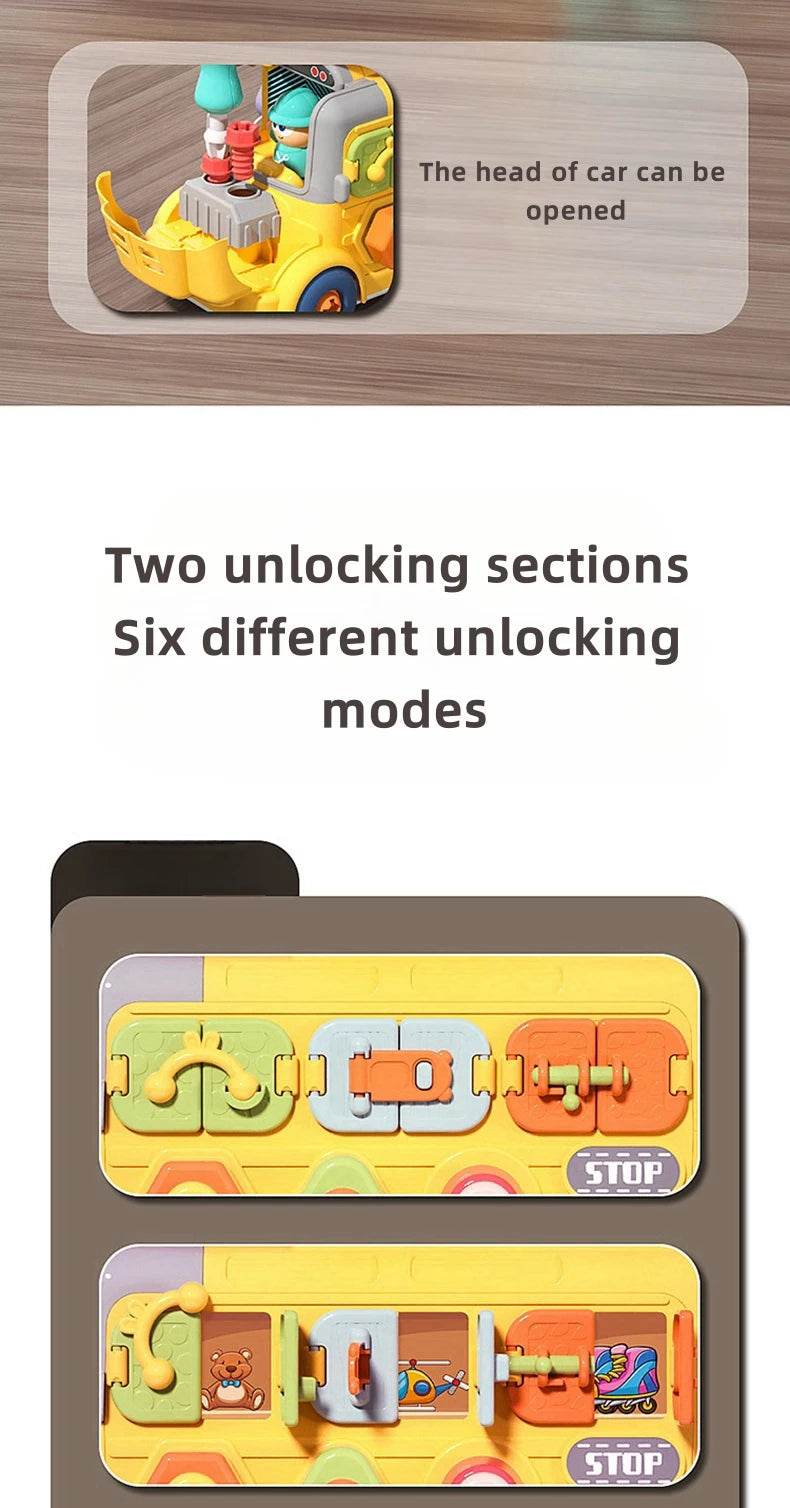 Busy Cube For Toddler Travel Toddler Busy Cube Fine Motor Skill Learning Activity Cube Toy For Home School Nursery Montessori - ToylandEU