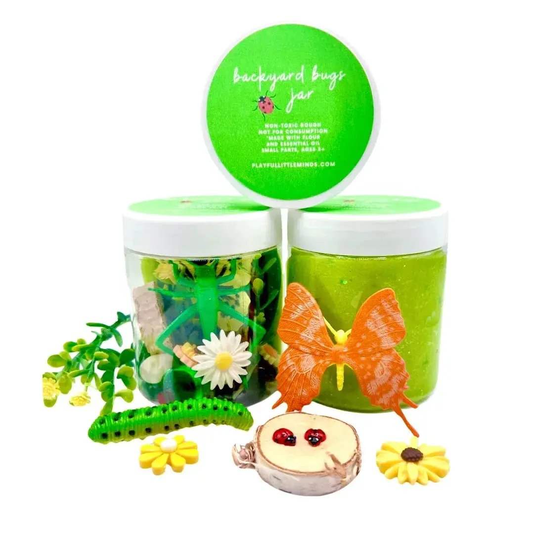 Butterfly & Bug Playdough Sensory Kit: Educational Insect-Themed Play Kit - ToylandEU