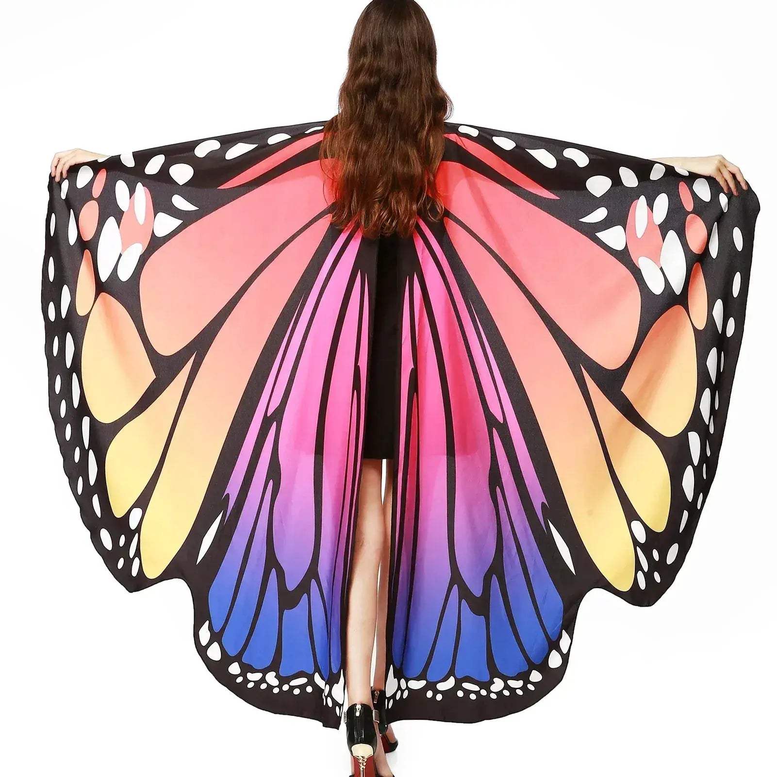 Butterfly Wings Shawl For Women Eye Catching Halloween Costume - ToylandEU