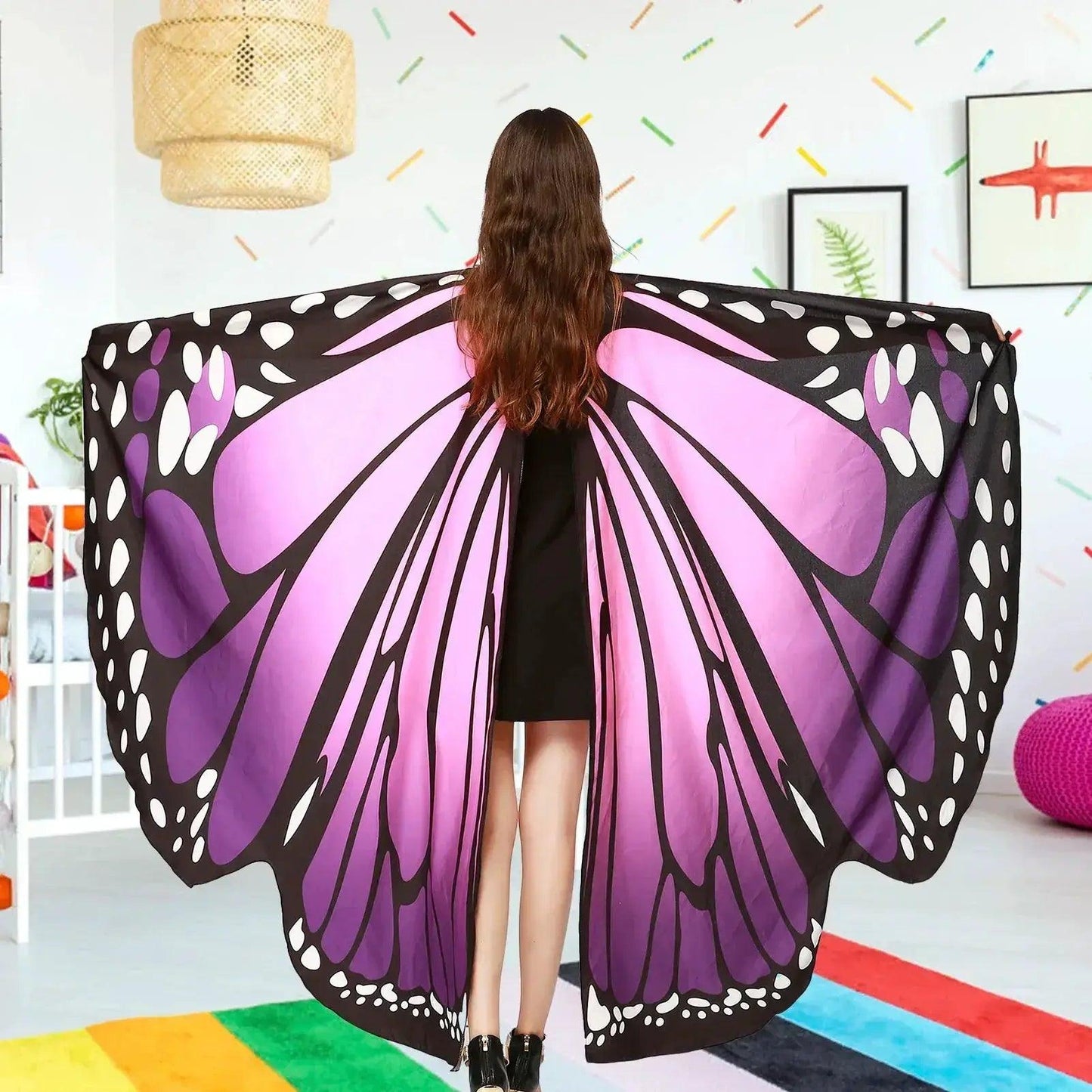  Butterfly Wings Shawl Halloween Costume Eye Catching -  ToylandEU™